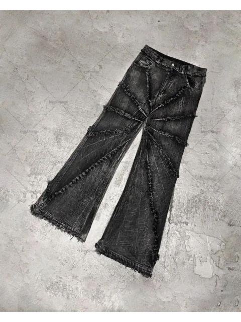 Japanese Brand - Street Retro Raw Edge Denim Pant