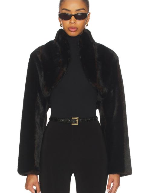 APPARIS Odette Shaved Mink Bolero