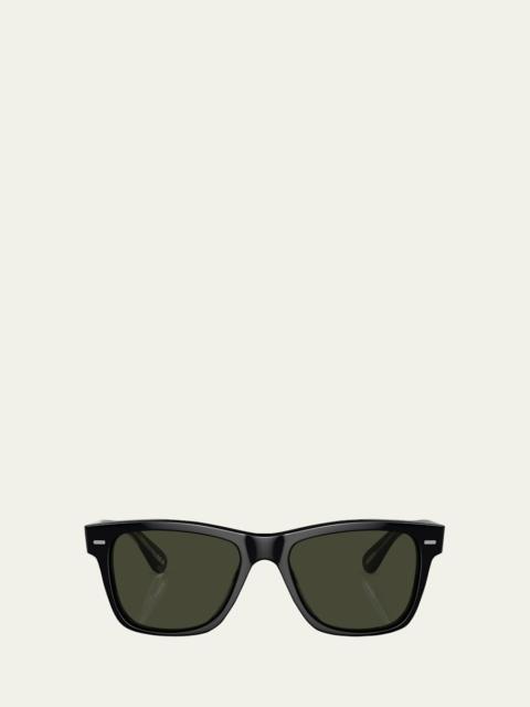 Oliver Peoples Acetate Round Sunglasses