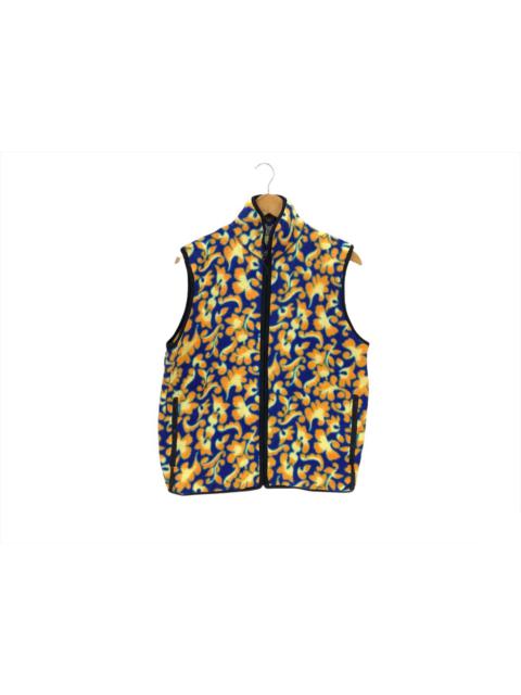 Other Designers Japanese Brand - Tine Lay Flower Full Print Design Pop Art Vest Jacket