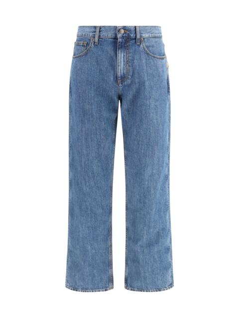 Burberry Burberry Straight Leg Jeans Mid Blue