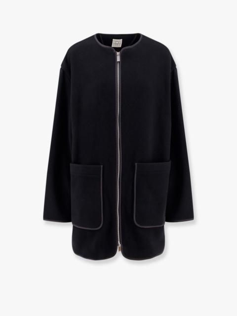 Totême Wool blend coat with lateral slits