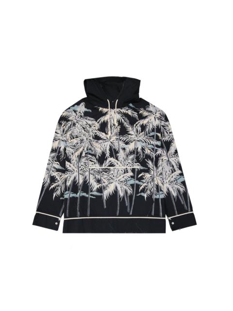 Palm Angels Hooded Printed Shirt Men