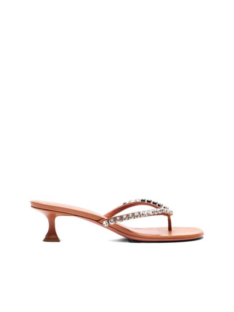 45mm Gigi crystal-embellished sandals