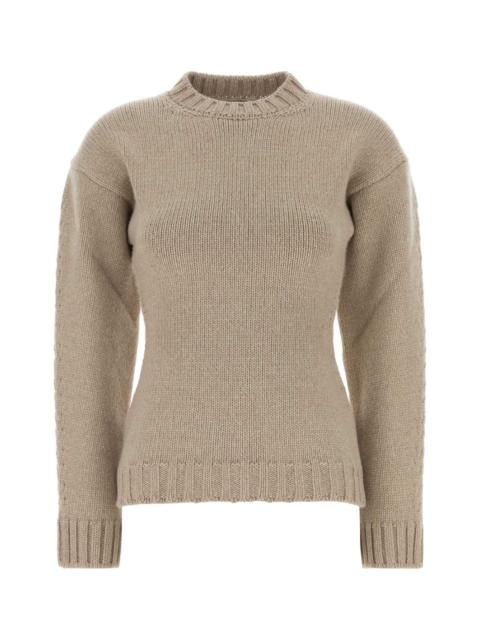 Jil Sander Jil Sander Women Sand Cashmere Sweater