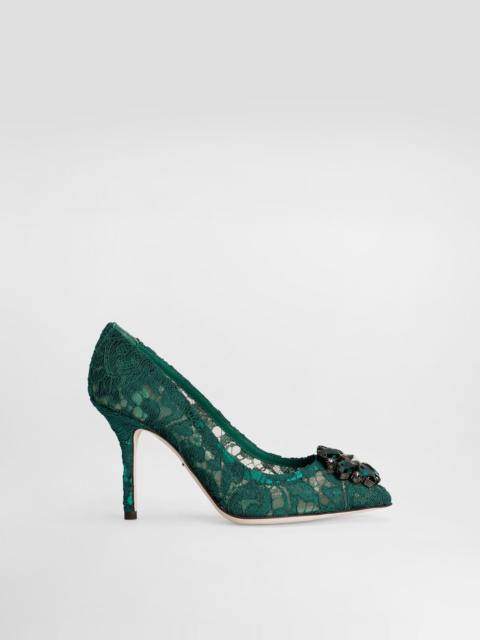 Dolce & Gabbana Pump in Taormina lace with crystals