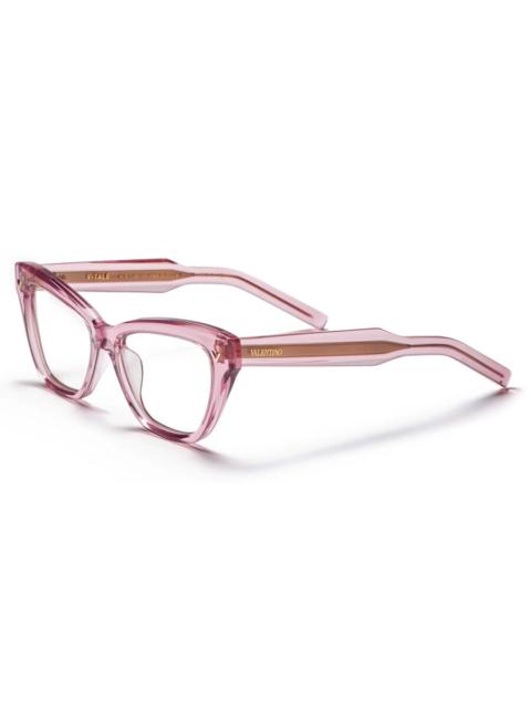 Valentino Valentino V-TALE Demo Cat Eye Ladies Eyeglasses VLX-140 C 53