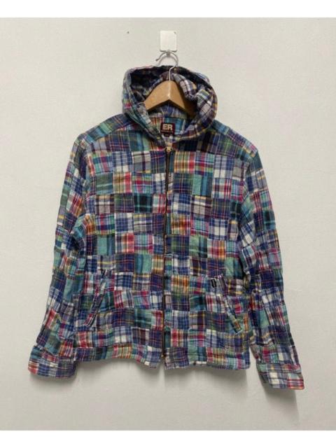 Other designers Vintage ER Patchwork Madras Plaid Hoodie Jacket by FITH CO. LTD – Made in Japan