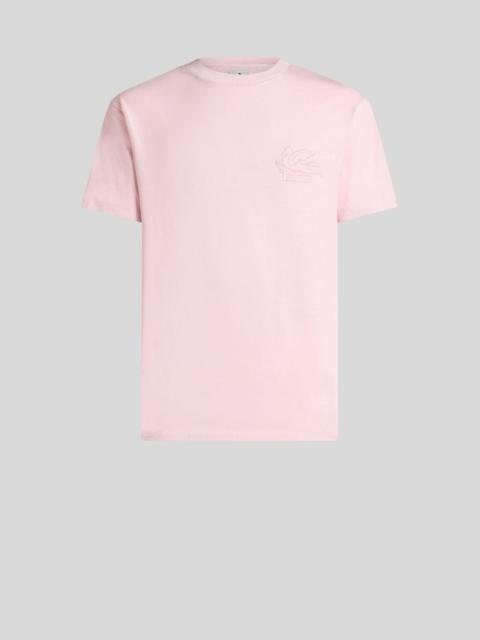 Etro T-SHIRT WITH PEGASO EMBROIDERY