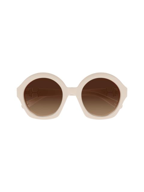 Chloé Chloé Ch0302s Marcie- Linea Chloé 003 Ivory Brown Sunglasses