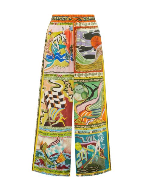 ALÉMAIS Lucky Pace Silk Pant