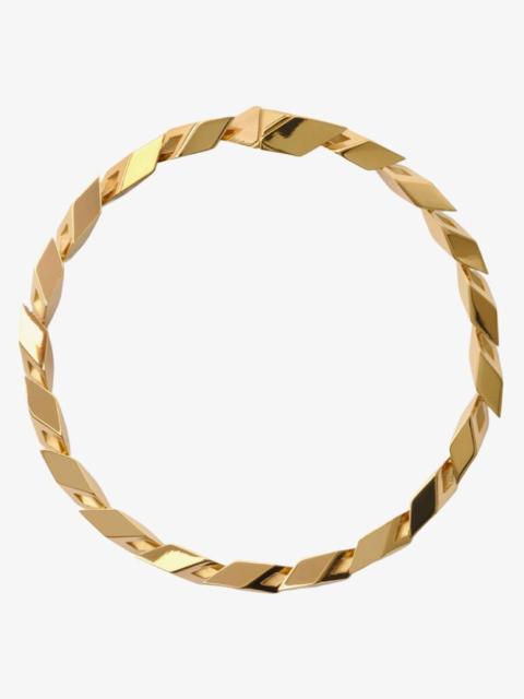 Burberry Burberry Gold Hollow Cuban-Link Bracelet