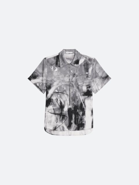 Helmut Lang ZIP SCRIBBLE SHIRT