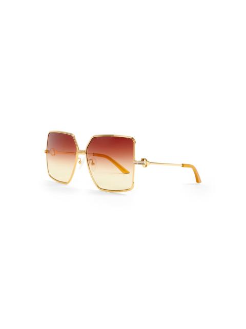 CASABLANCA Orange & Gold The Castillo Sunglasses | Casablanca Paris