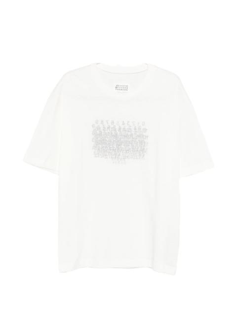 Maison Margiela Maison Margiela Men Logo Cotton T-Shirt