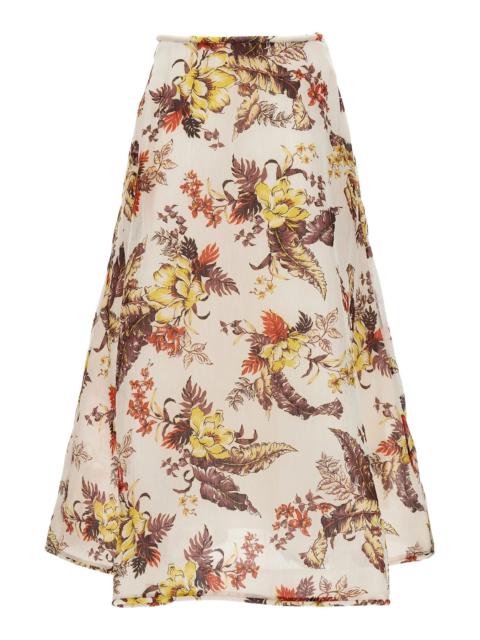 Zimmermann 'Matchmaker Floral Flare' skirt