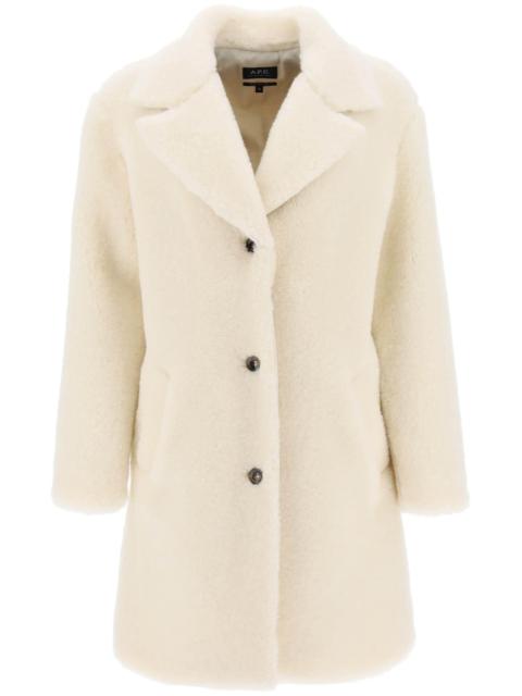 A.P.C. 'Nicolette' Teddy Coat
