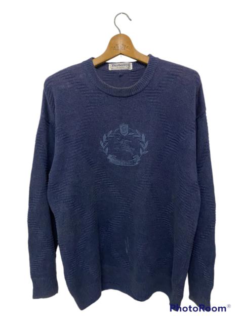 Other Designers Vintage - Steals‼️Vintage Burberrys Knitwear Embroided Logo