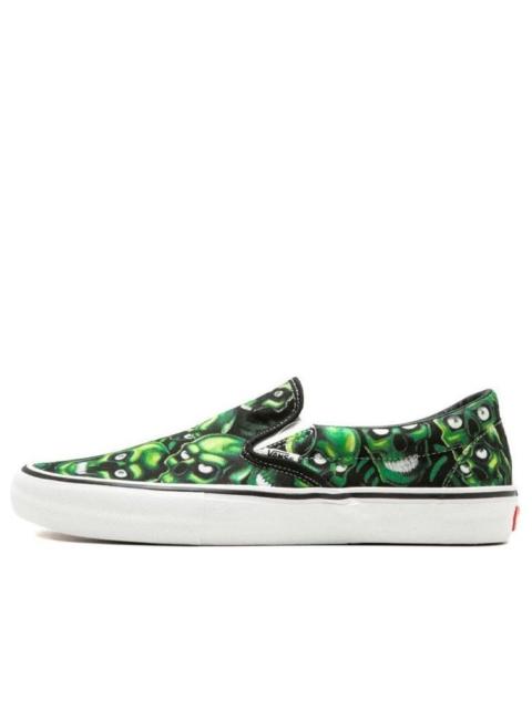 Vans Vans Supreme x Slip-On 'Glow-In-The-Dark Skull Pile' VN0A347V3FW
