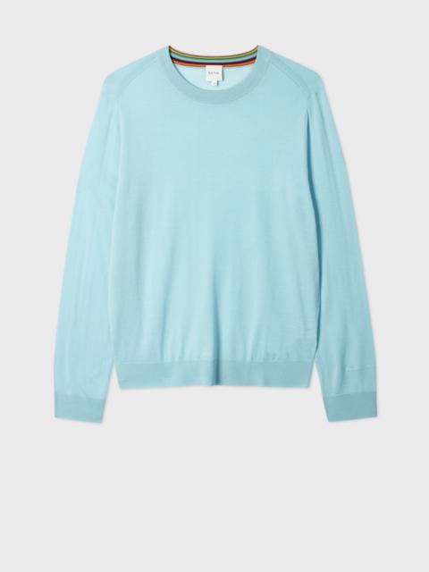 Paul Smith Sky Blue Merino Wool Sweater