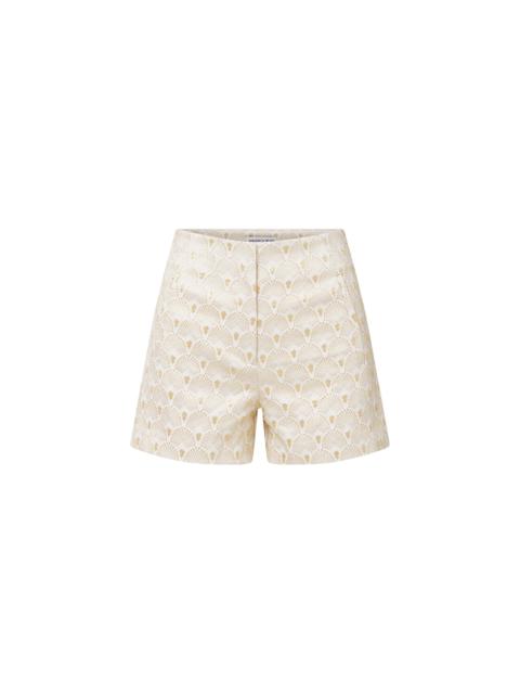 VERONICA BEARD JAZMIN GOLD-PRINT SHORT