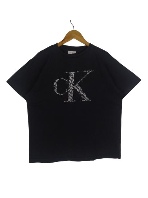 Calvin Klein - Vintage 90s Calvin Klein Shirt Embroidery CK Spellout