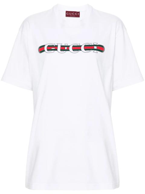 GUCCI Gucci Logo-print Cotton T-shirt