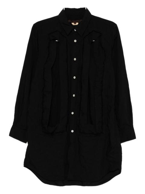 Comme Des Garçons Polyester Broad Thin Garment Shirt