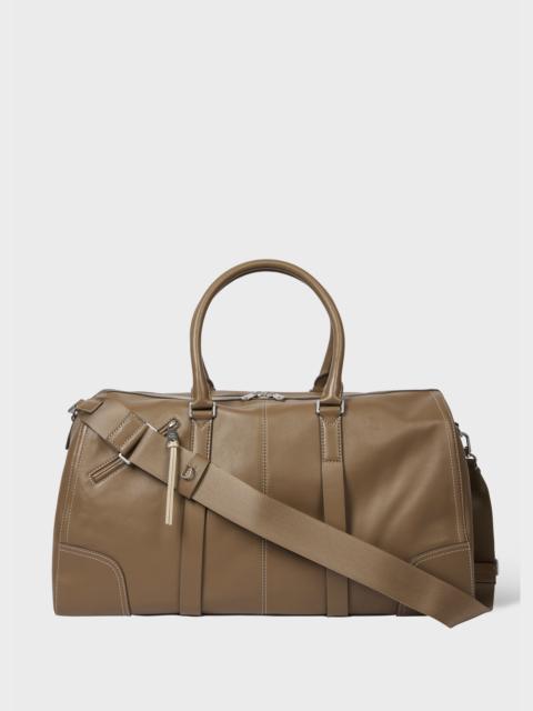 Paul Smith Brown Leather Duffle Bag