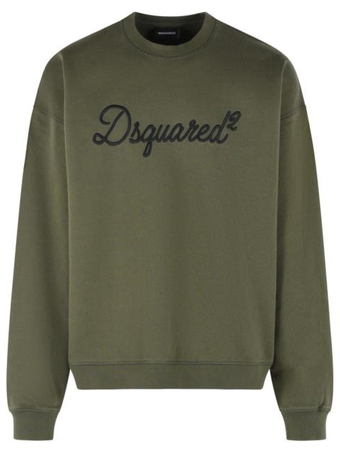 DSQUARED2 Dsquared2 Cotton Sweatshirt Green Men