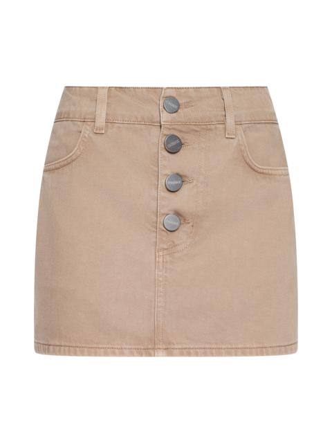 L'AGENCE Solene Jean Mini Skirt