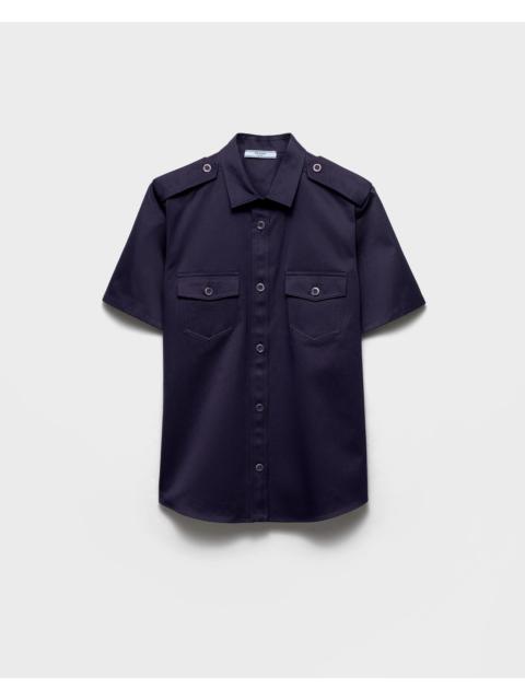 Prada Prada Cotton Short Sleeves Shirt