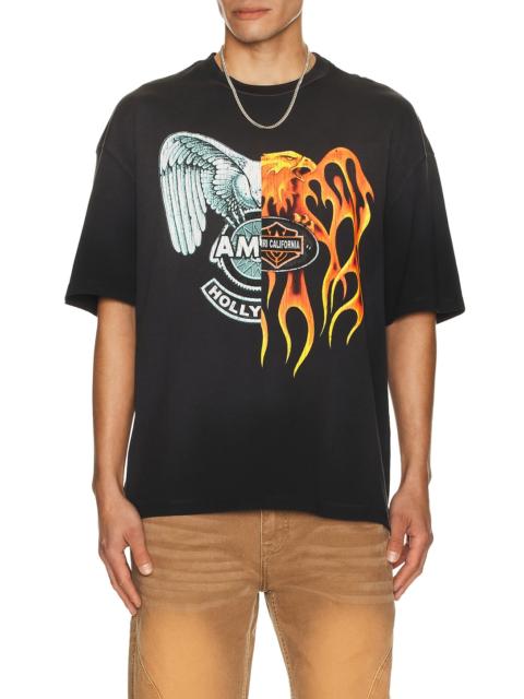 AMIRI Spliced Logo Tee