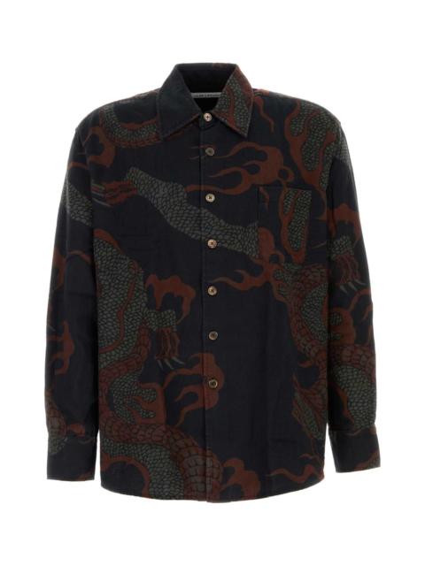 Our Legacy Our Legacy Men Printed Cotton Shirt