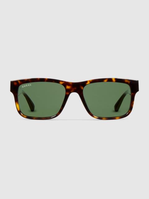 GUCCI Rectangular frame sunglasses