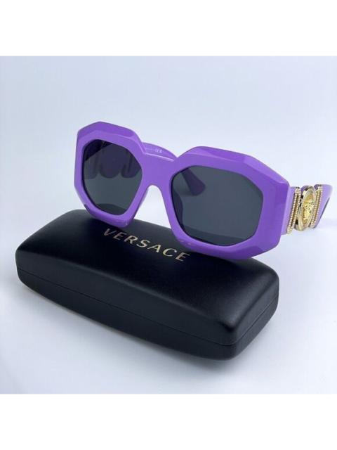 VERSACE SALE! NEW Versace VE4424U 536687 MAXI MEDUSA BIGGIE Lilak Oversize Sunglasses