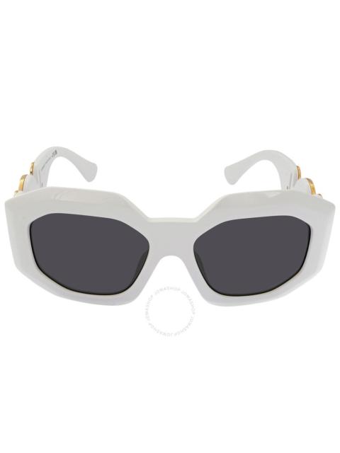 VERSACE Versace Dark Gray Irregular Ladies Sunglasses VE4424U 314/87 56