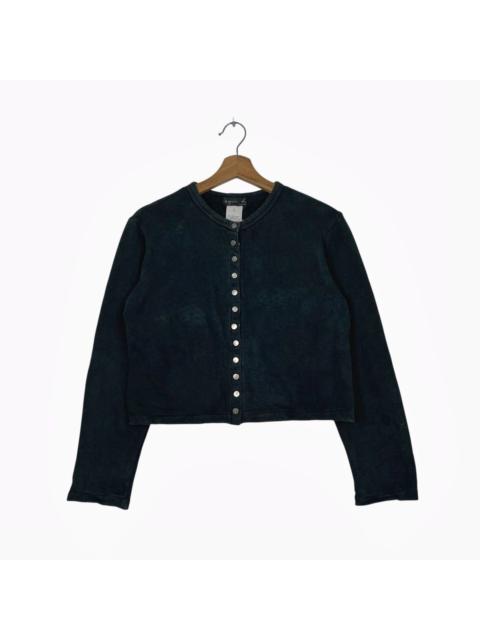 Other Designers agnes b. - Agnes B Snap Button Black Blouse