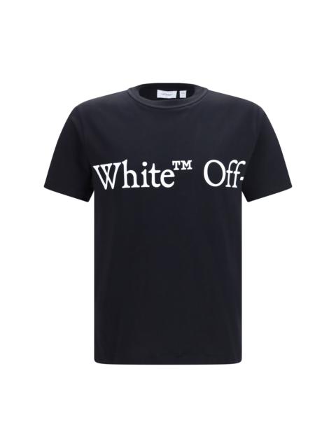 Off-White Off-white Bookish Scarf T-shirt Black