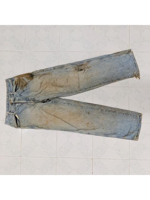 Other Designers Vintage Dirty Workers Big John Denim Faded Jeans Pants