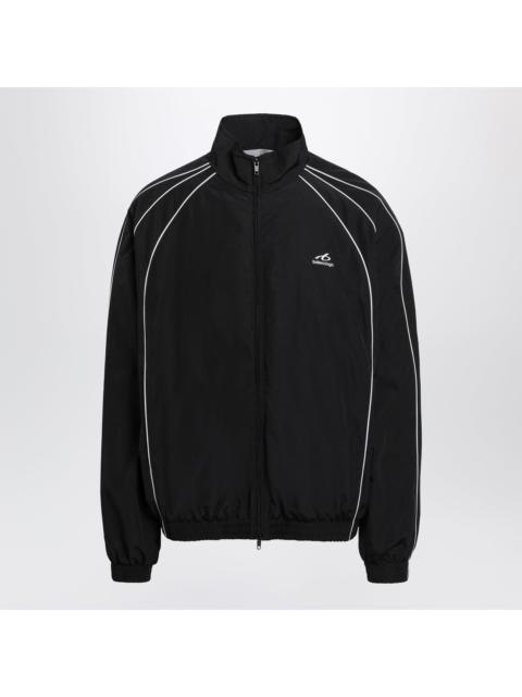 BALENCIAGA Balenciaga Black Zip-Up Sweatshirt In Cotton Blend Men