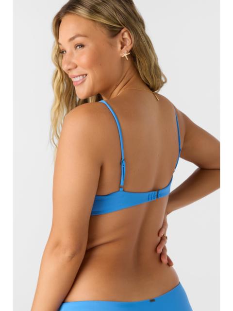 O'Neill Saltwater Solids Pismo Bralette Top
