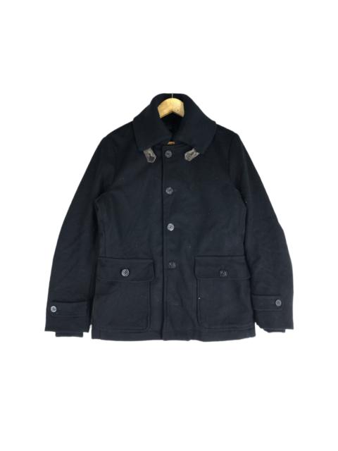 Other Designers Ships Jet Blue - Japanese Brand Ships Jet Blue Jacket Coat