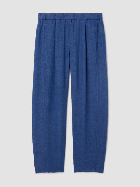 EILEEN FISHER Washed Organic Linen Délavé Lantern Pant