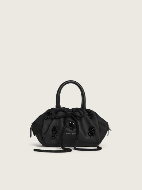 Simone Rocha Embellished Mini Gathered Top Handle Bag