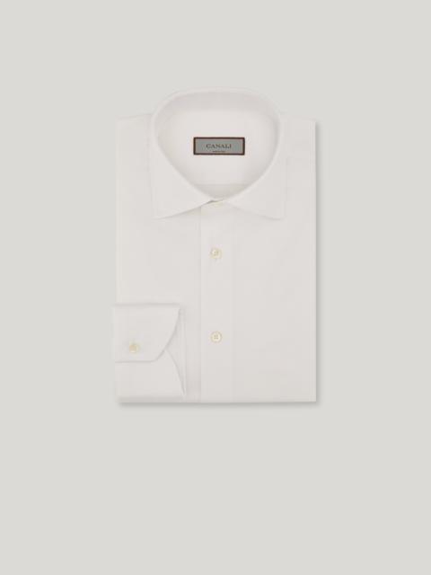 Canali REGULAR-FIT SHIRT IN WHITE COTTON