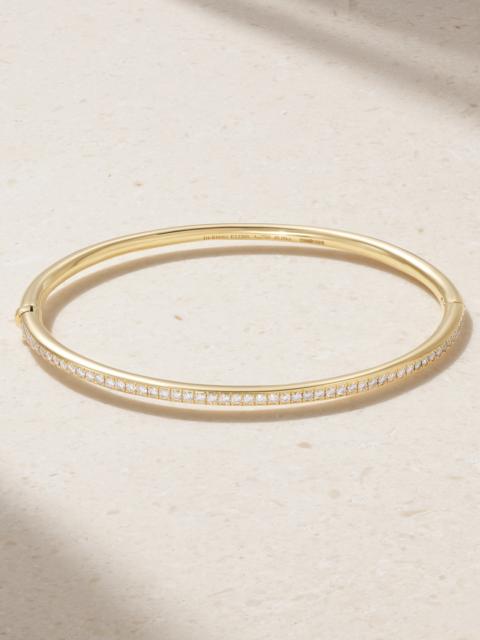 De Beers Db Classic 18-karat Gold Diamond Bangle