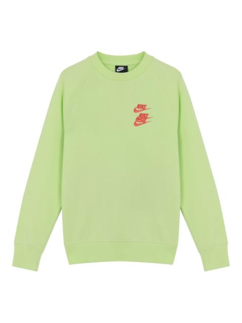 Nike Men's Nike Embroidered Logo Round Neck Pullover Green DD0883-383