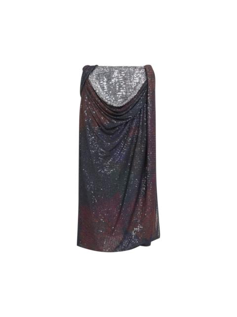 Maison Margiela Maison Margiela Sequins Draped Maxi Skirt Women