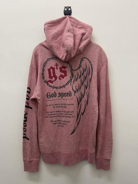 Other Designers Rare Vintage GODSPEED Spell Out Big Logo Hoodie